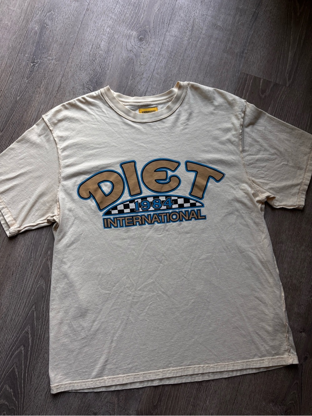 Diet S tarts Monday LA - Diet 1984 International Cream Graphic T-Shirt